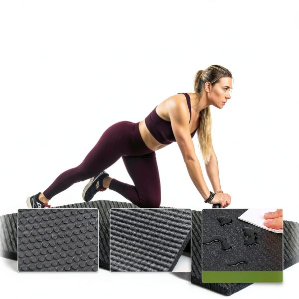 Stepwaver Large Yoga Mat 8mm Thick Non-Slip Exercise Mat-3