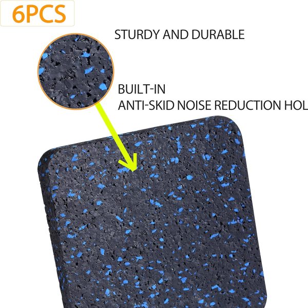 BestXD Anti Slip Exercise Mat Heavy Duty Rubber Floor-5