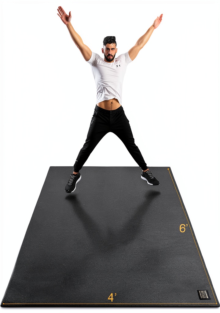 Gxmmat exercise mat laid out for yoga practice