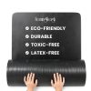 HemingWeigh Black Yoga Mat 70" Long-3