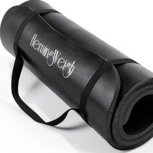 HemingWeigh Black Yoga Mat 70" Long-0