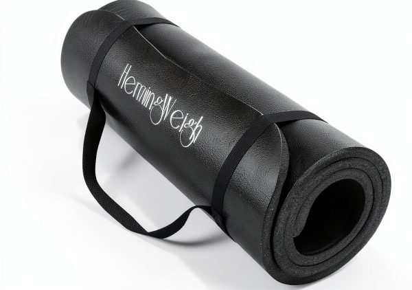 HemingWeigh Black Yoga Mat 70" Long-0