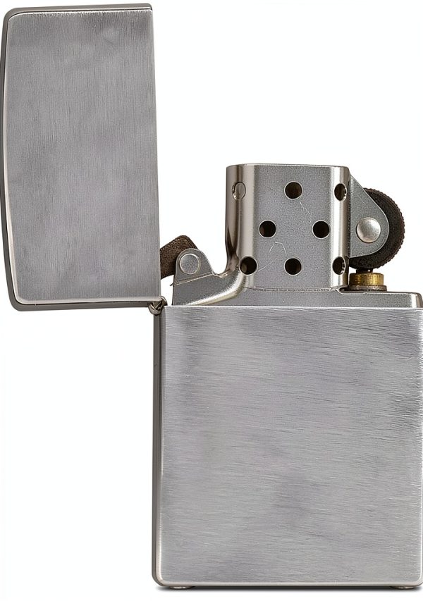 Zippo Classic Brushed Chrome Pocket Lighter - Windproof Flip Top-5
