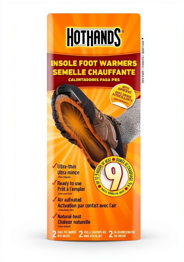 Insole Foot Warmers HotHands 5-Pair Value Pack with Adhesive-2
