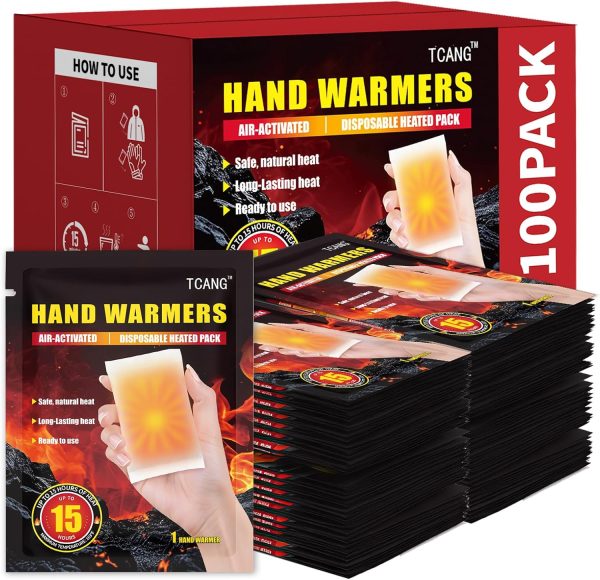 Hand Warmers Disposable TCANG 15 Hour Air Activated Odorless Pack-0
