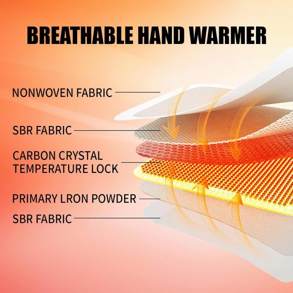 Hand Warmers Disposable TCANG 15 Hour Air Activated Odorless Pack-4