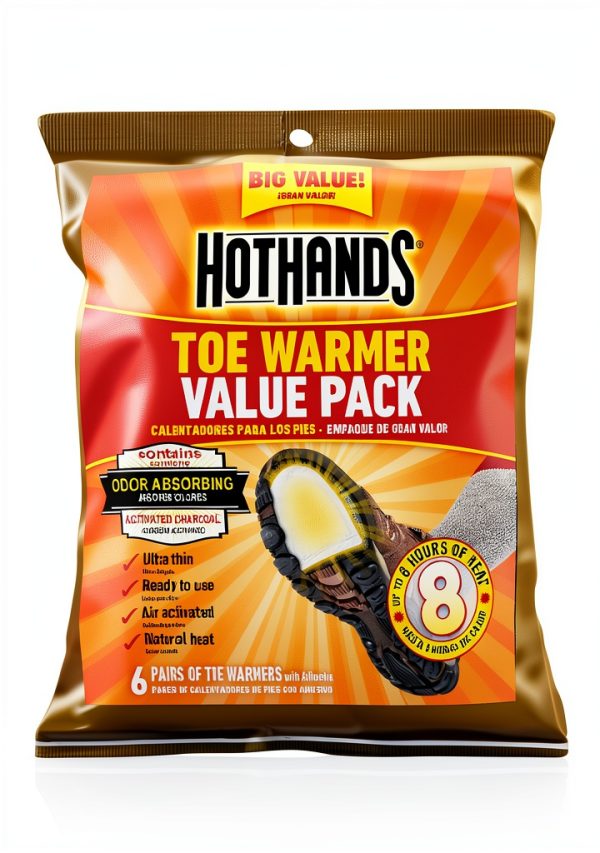 HotHands Toe Warmers 6 Pair Long-Lasting Odorless 8-Hour Heat-0