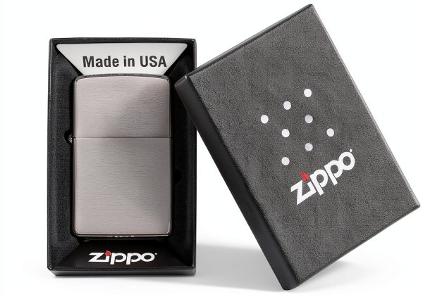 Zippo Classic Brushed Chrome Pocket Lighter - Windproof Flip Top-7