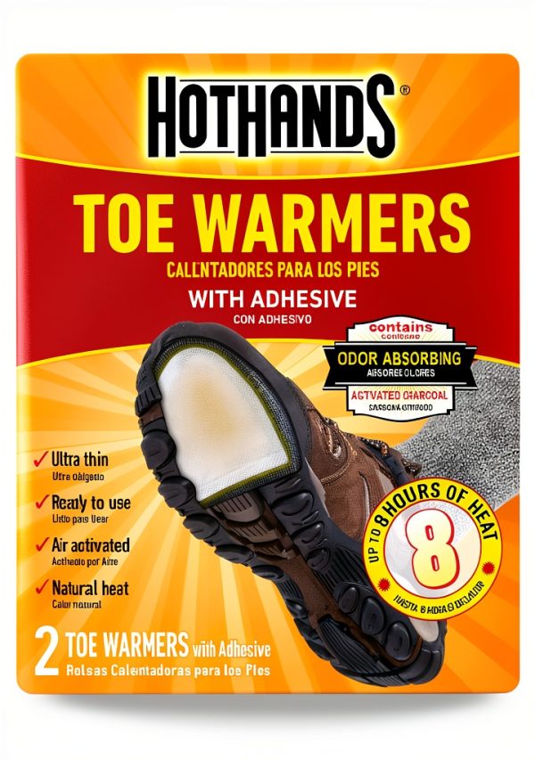 HotHands Toe Warmers Long Lasting Odorless 40 Pair Black-2